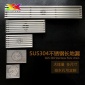 304不锈钢加厚长地漏 工程大排量加长地漏 沐浴房长方形防臭地漏